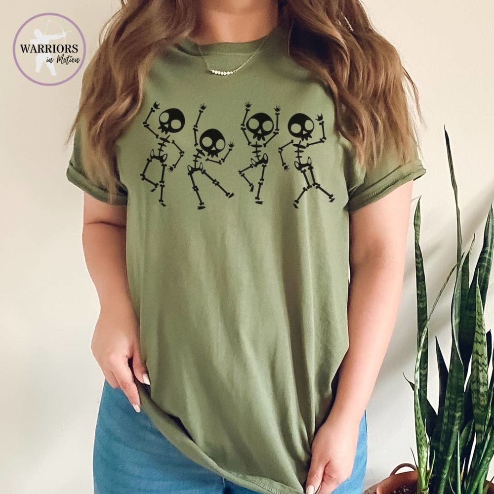 Skeleton Shirt, Dancing skeletons, Halloween shirt, unisex tees
